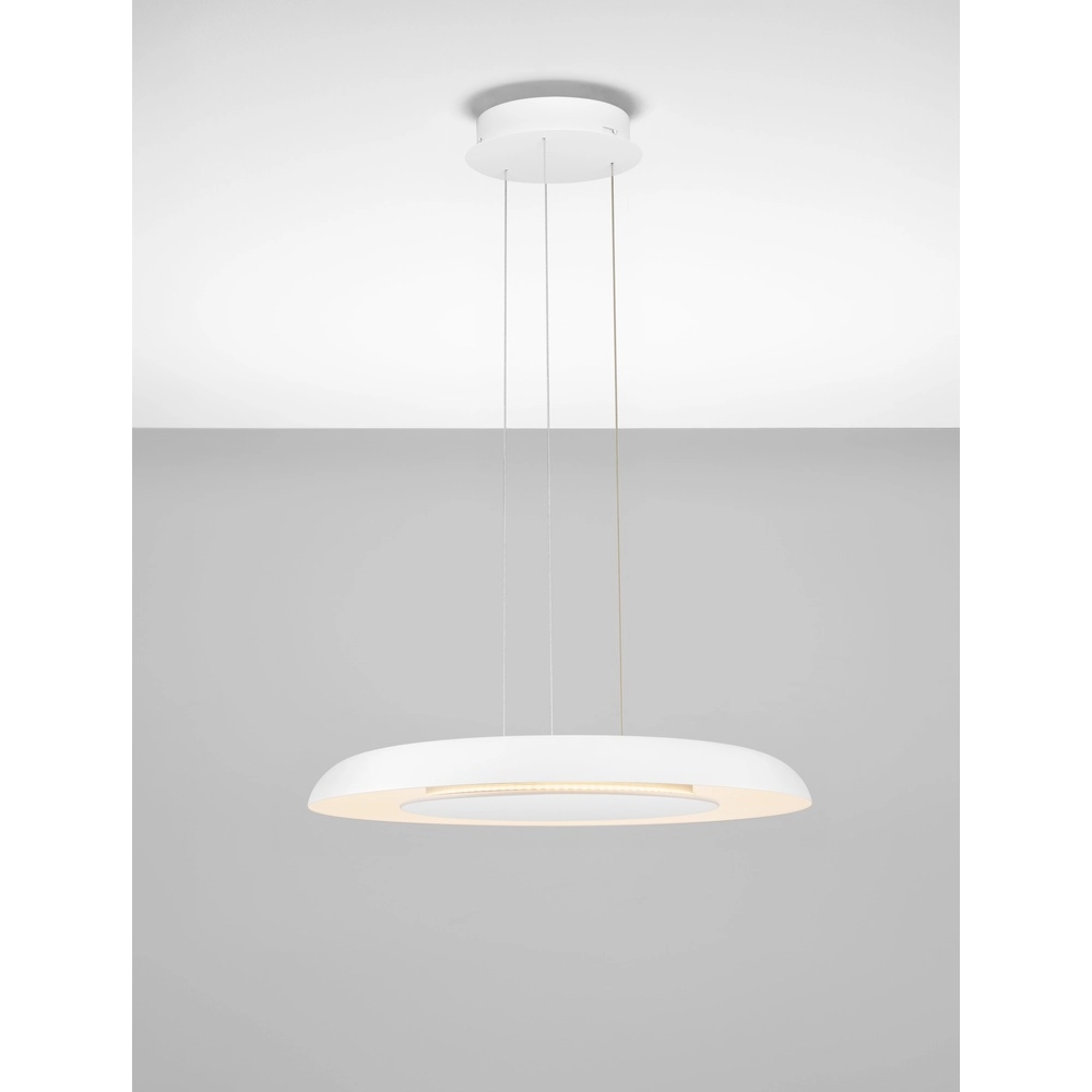Modern pendant lamp Epos Ø 60cm white