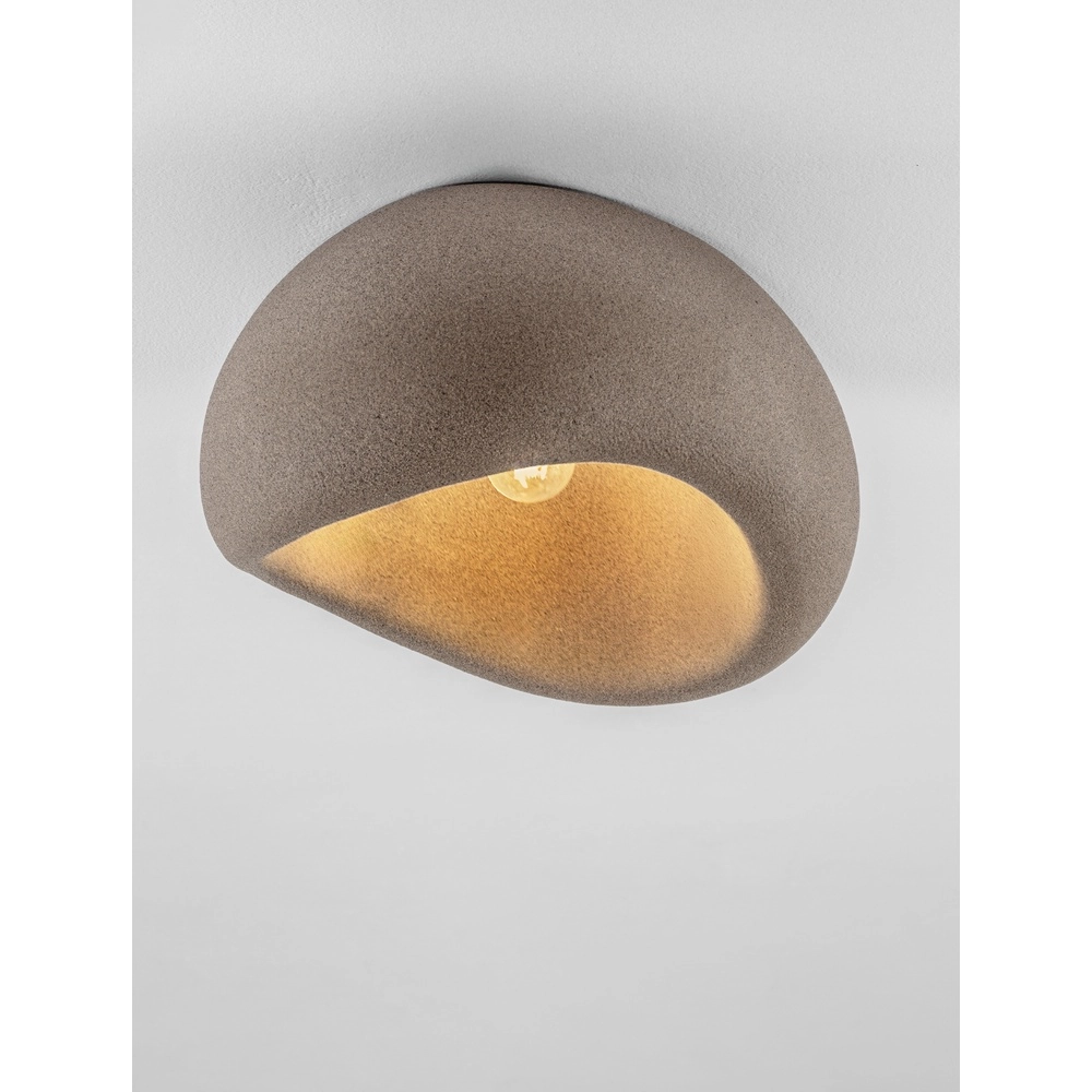 Natural ceiling lamp Aere brown 50cm Lyora 5212017476784