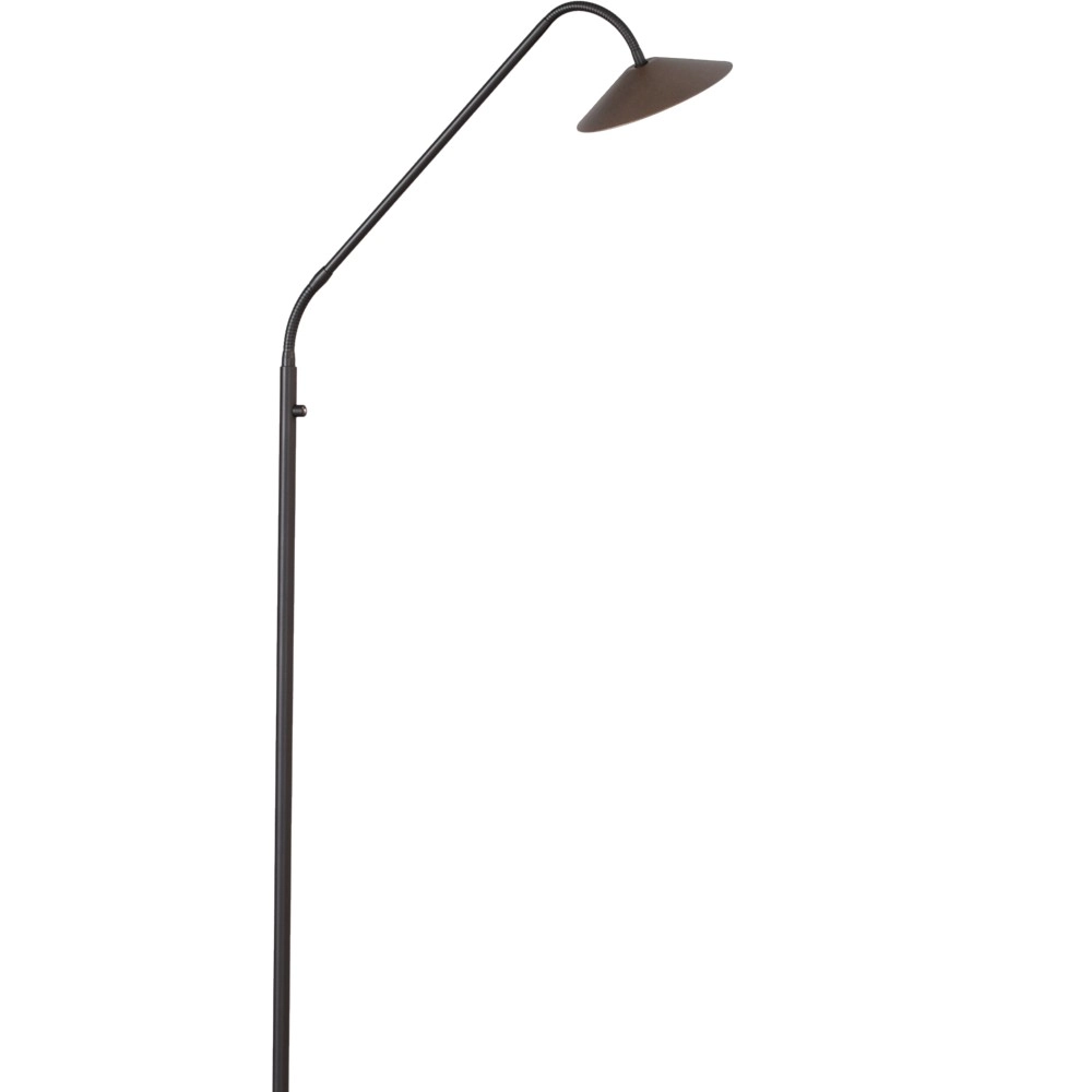 Floor reading lamp Ceppo black with cocoa brown Masterlight 8718121348063