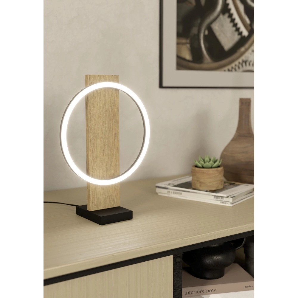 Table lamp Boyal LED - with wood look Eglo 9008606327256