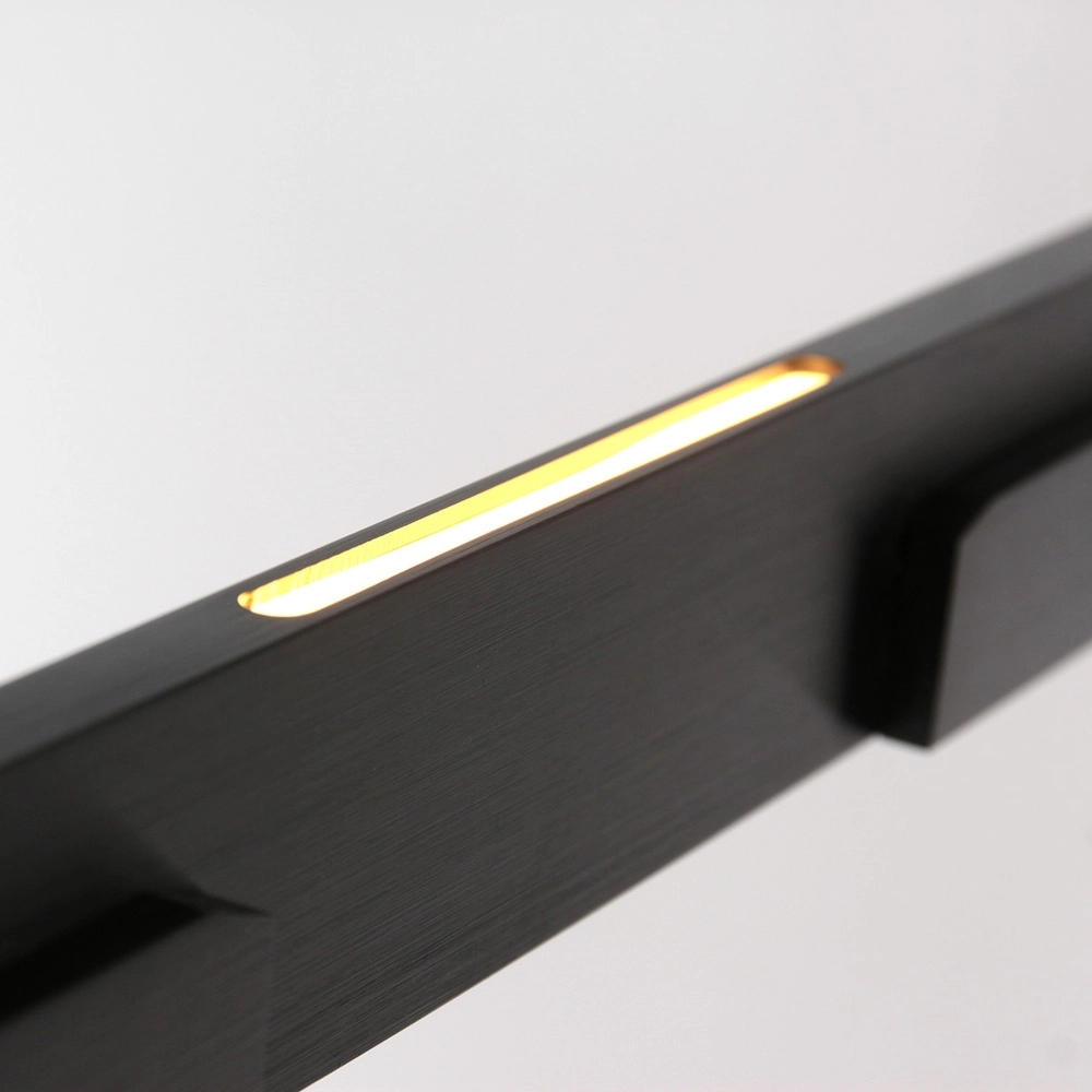 Sleek pendant lamp Bloc black Steinhauer 8712746148275
