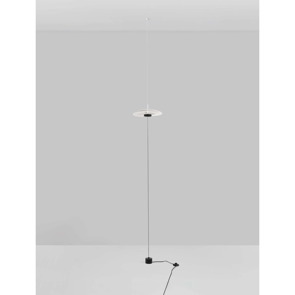 Floor lamp Olea design white Ø 35cm Lyora 5212017456953