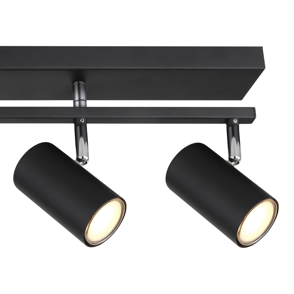 Ceiling lamp 5-lights Robby Black Globo 9007371439577