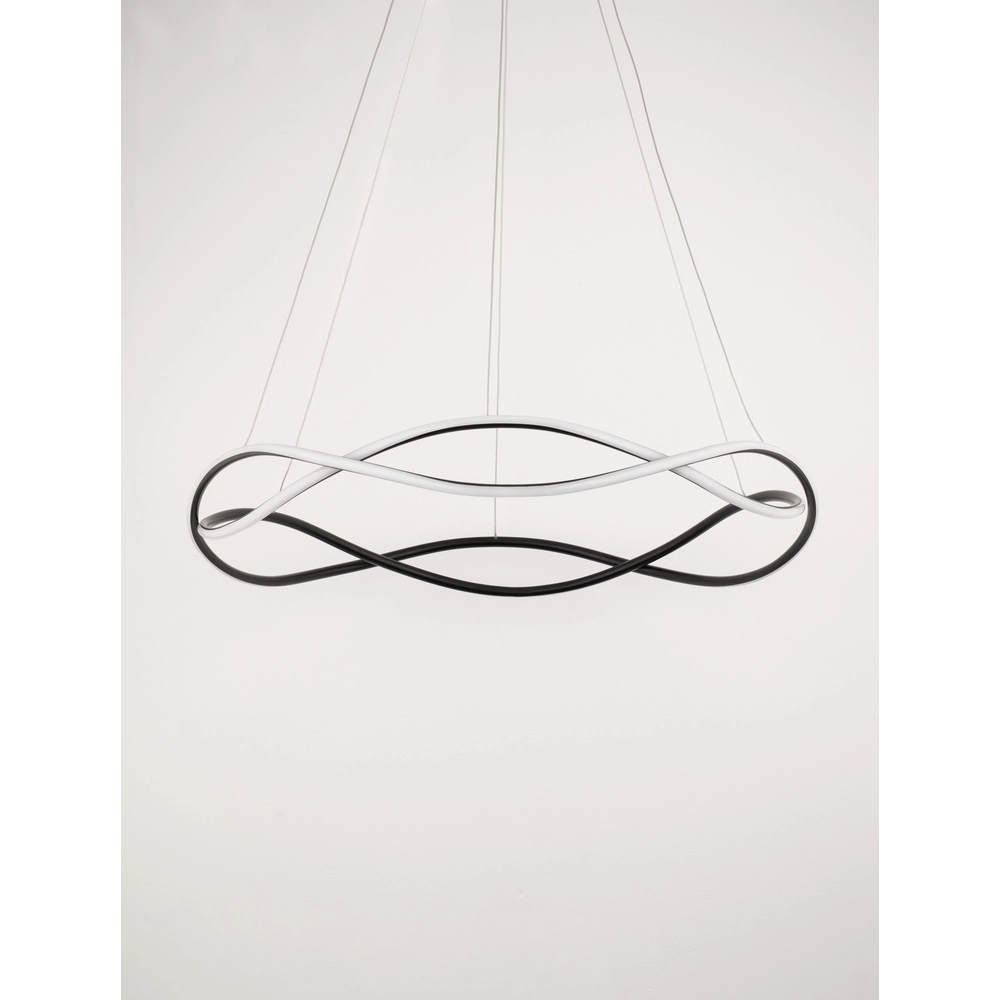 Design pendant lamp Jinal black Ø 80cm Lyora 5212017438744