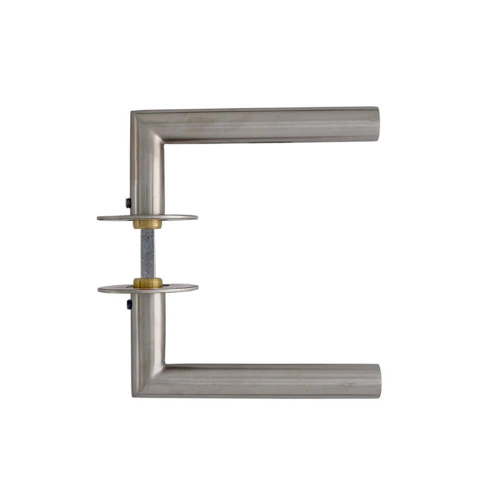Door handle Jura self-adhesive rosette stainless steel Intersteel 8714186562376