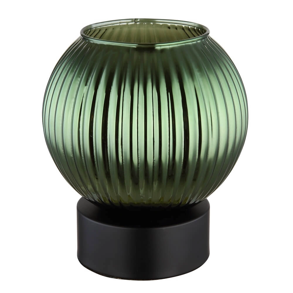 Table lamp Zumba green glass Ø 15cm Globo 9007371459001