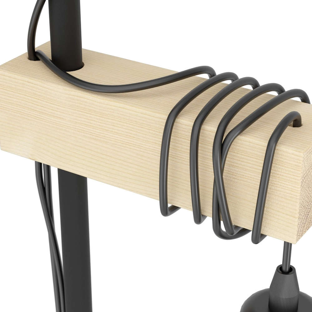 Floor lamp Townshend wood look - 2x E27 Eglo 9002759435165