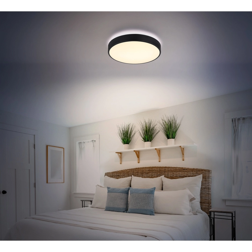 Design ceiling light Nielsen black Ø 37,8cm Globo 9007371575671