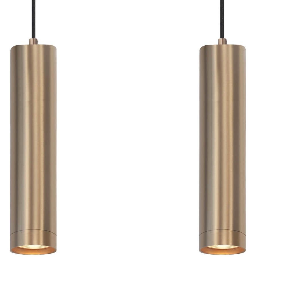 Dining room hanging lamp Perugia matt gold - 5x GU10 Highlight 8718379046841