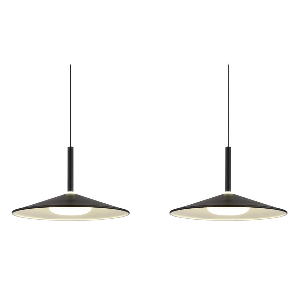 Design pendant lamp Lampone 3-light black Globo 9007371462810