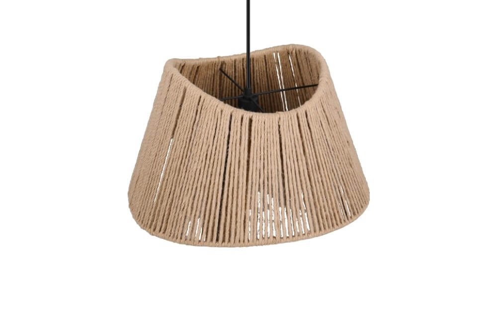 Japandi pendant lamp Valerie rattan Ø 52cm Trio 4017807637380