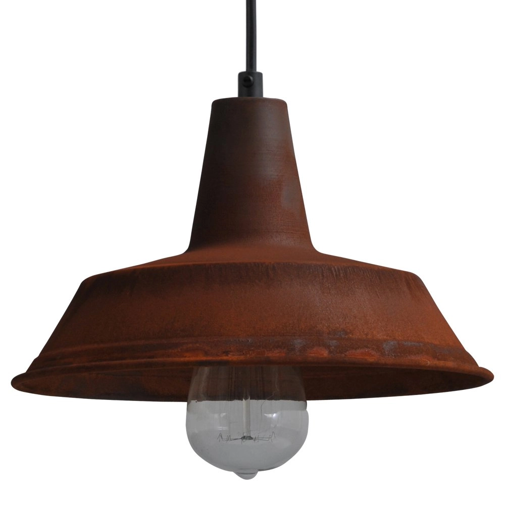 Pendant lamp Industria 25 Rust