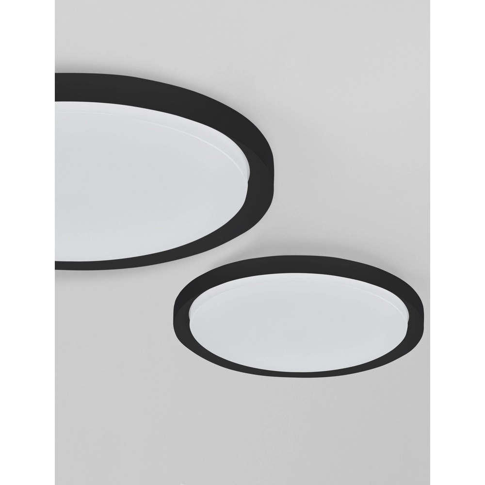 Ceiling light Troy black Ø 46cm Lyora 5212017425799