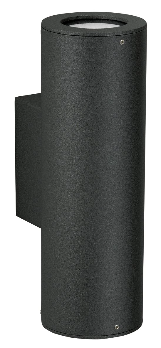Outdoor lighting wall up down Treto black