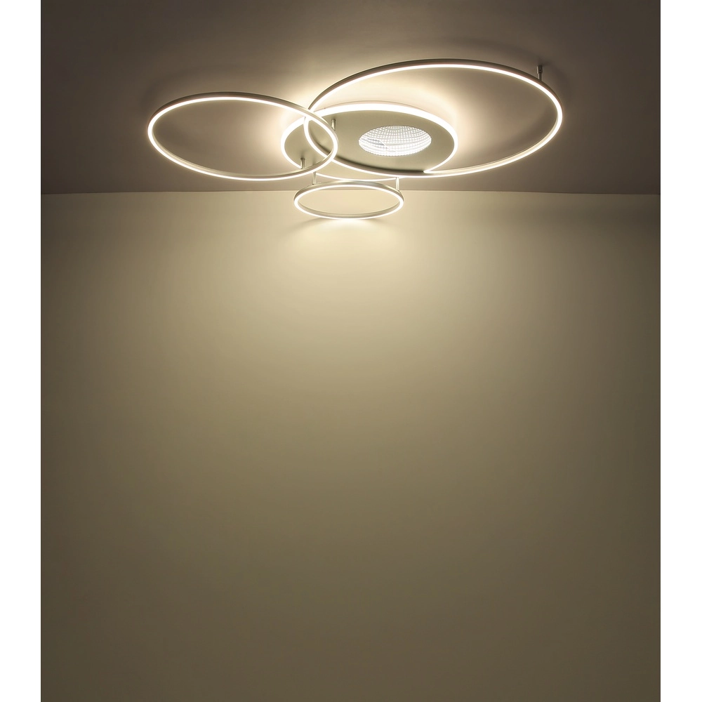 Ceiling lamp Invertina silver grey 126cm Globo 9007371450015
