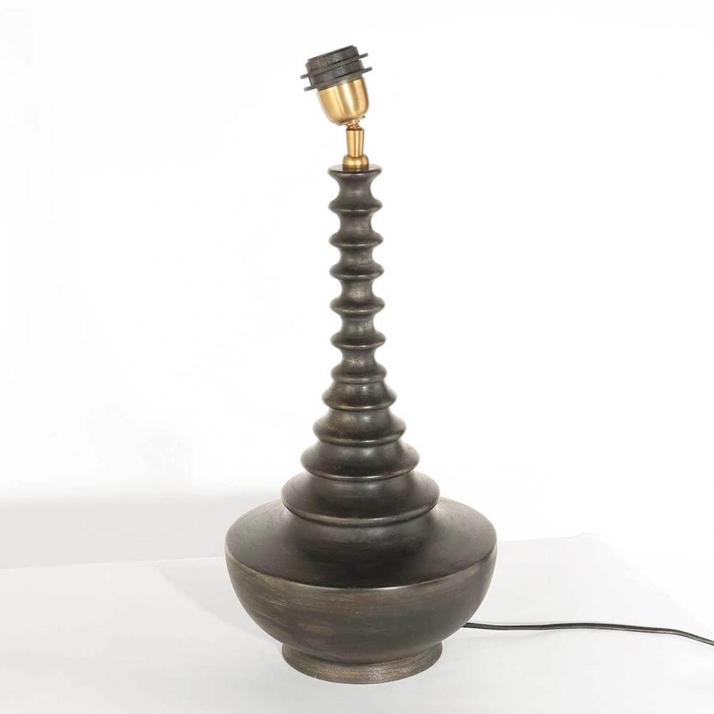 Unique table lamp Bois with bamboo shade Steinhauer 8712746172553