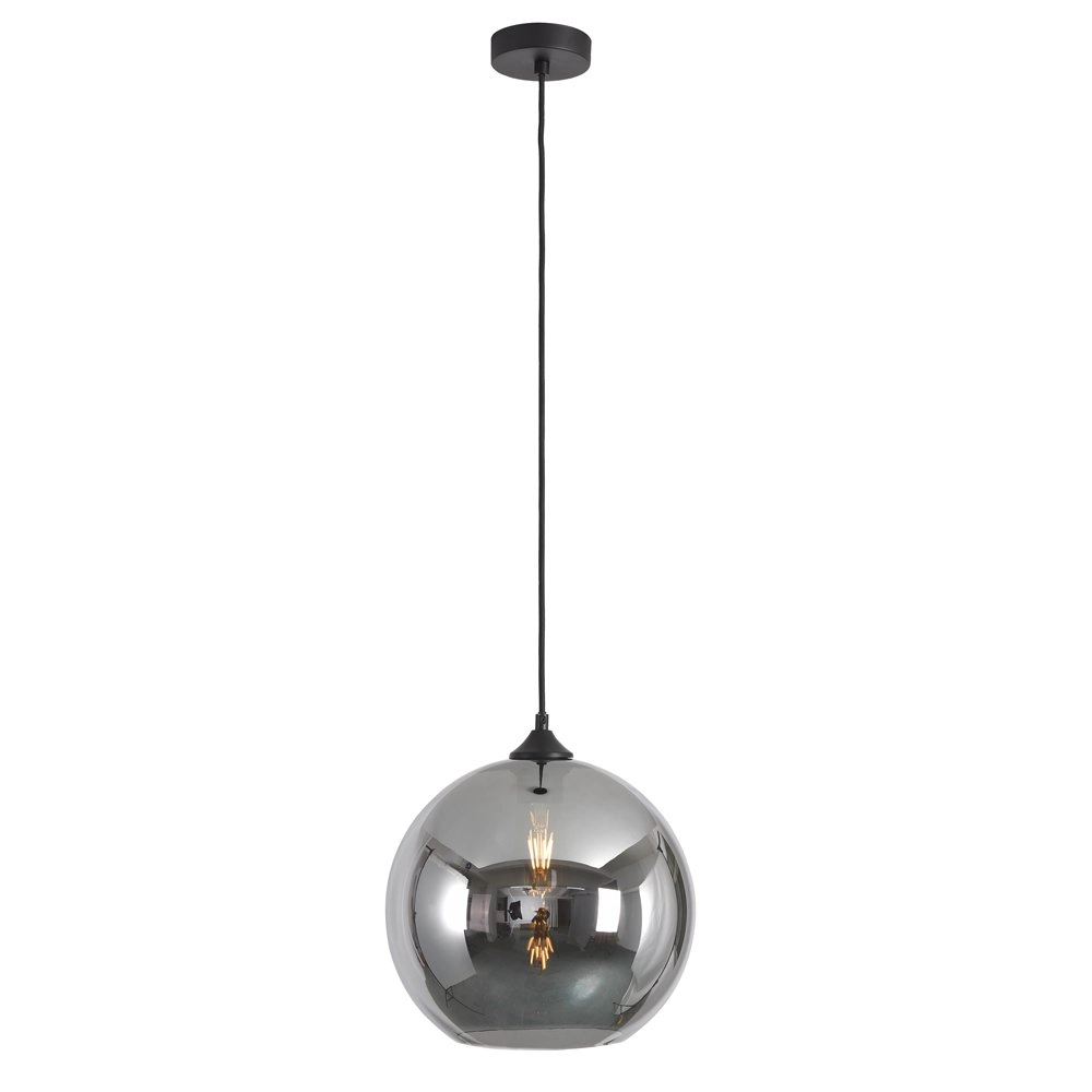 Hanging lamp Marino-30 with smoke glass Ø 30cm Artdelight 8719831735839