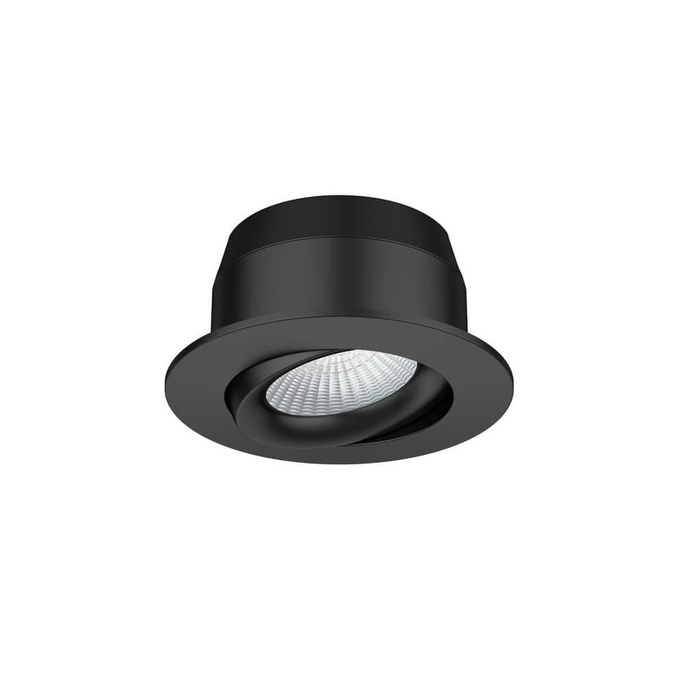 Led recessed spotlight Tevo black - 2700K Lyora 4255805301593
