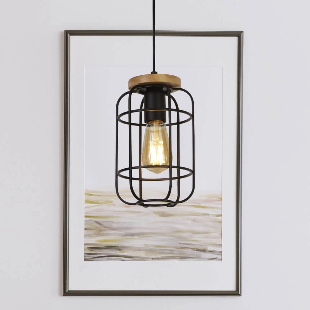 Industrial pendant lamp Vision Ø 15cm Searchlight 5053423227573