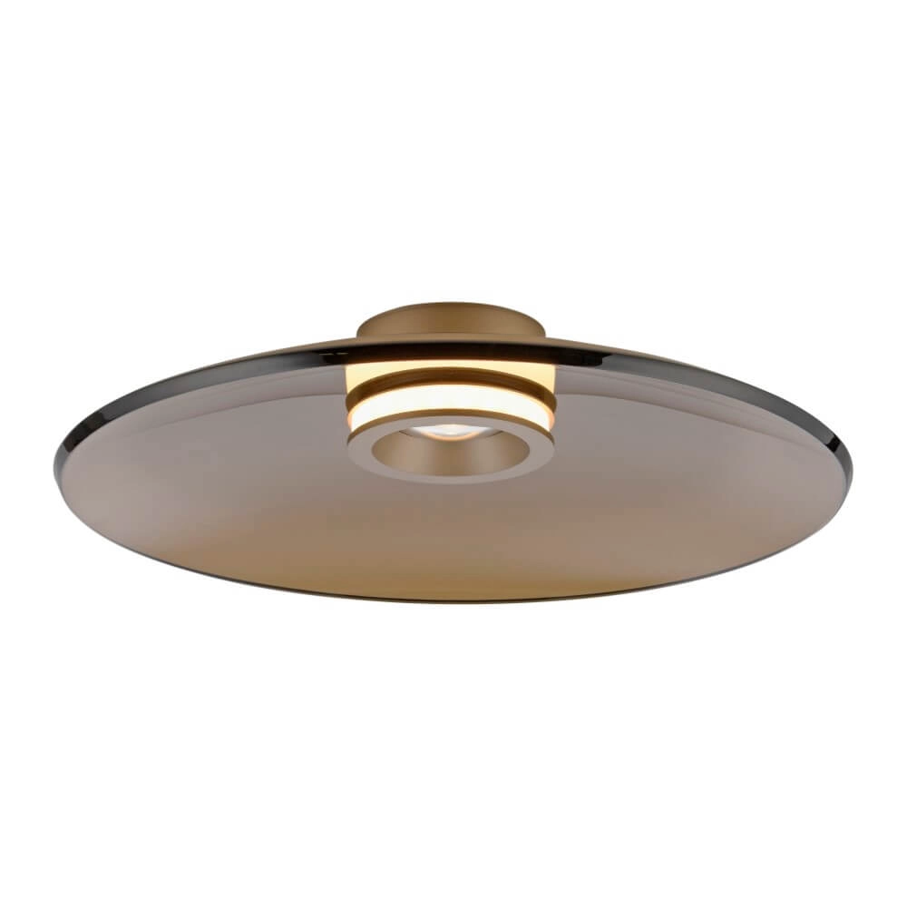 Designer ceiling lamp Pure Moon bronze Ø 50cm