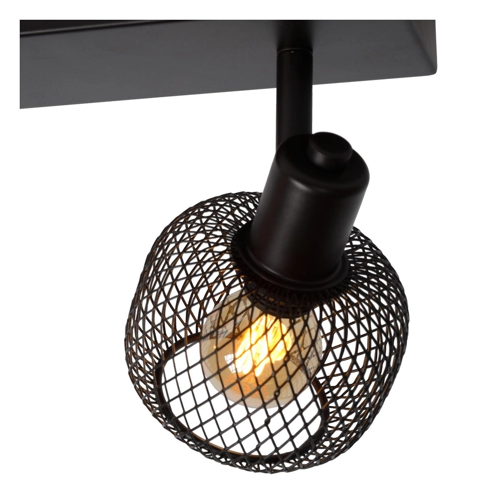 Ceiling light Maren 2-light black Lucide 5411212771094