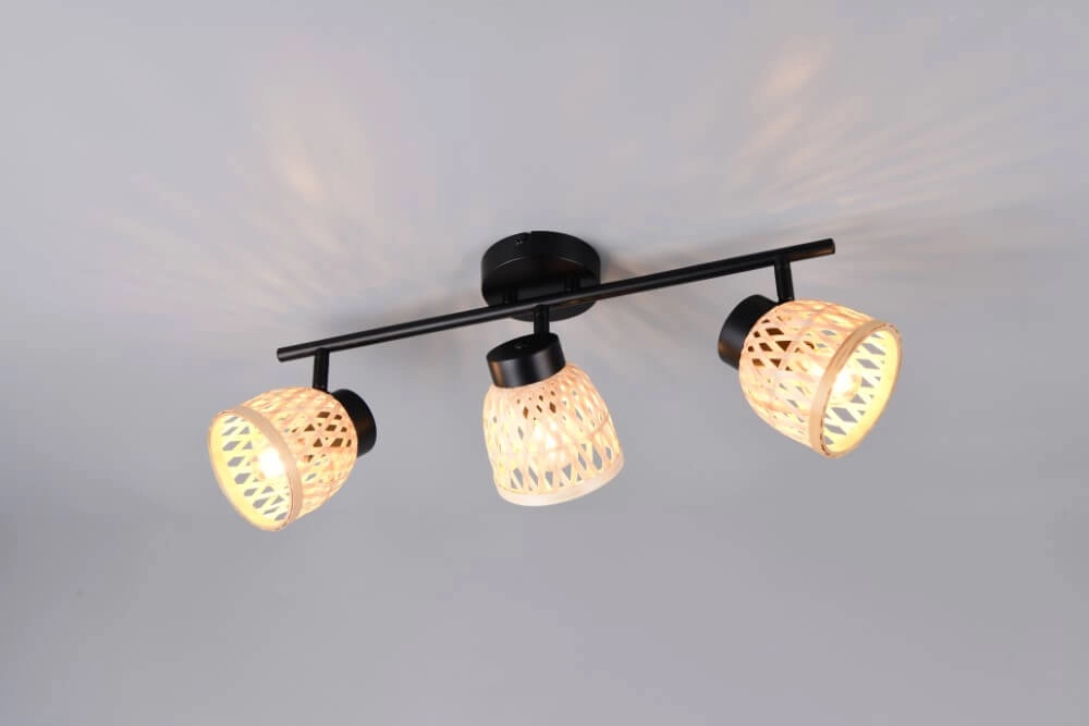 3-light ceiling lamp Laurent with cream caps Trio 4017807637564