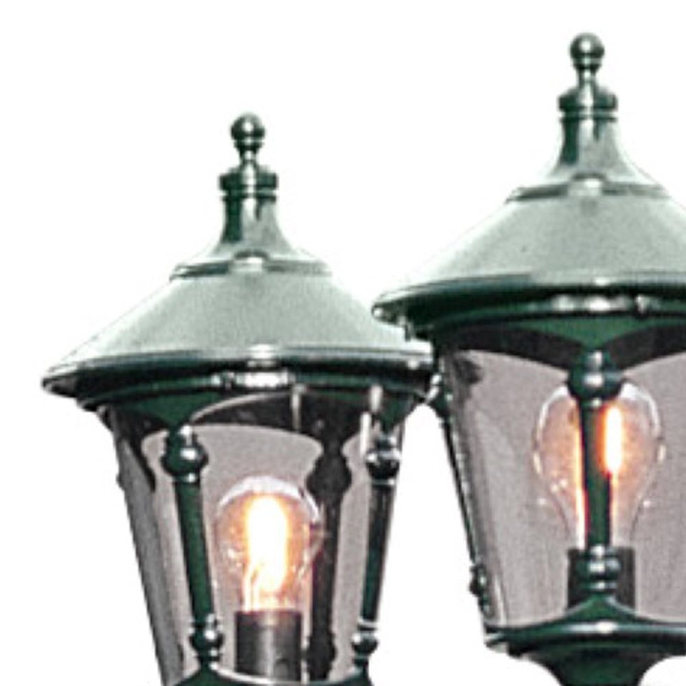 Lantern lamp Virgo 3-light green KonstSmide 7318305736009