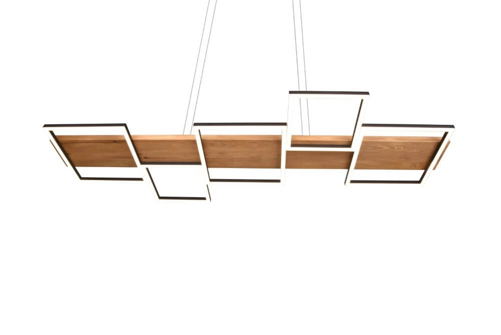 Wooden led pendant light Harper Trio 4017807524963
