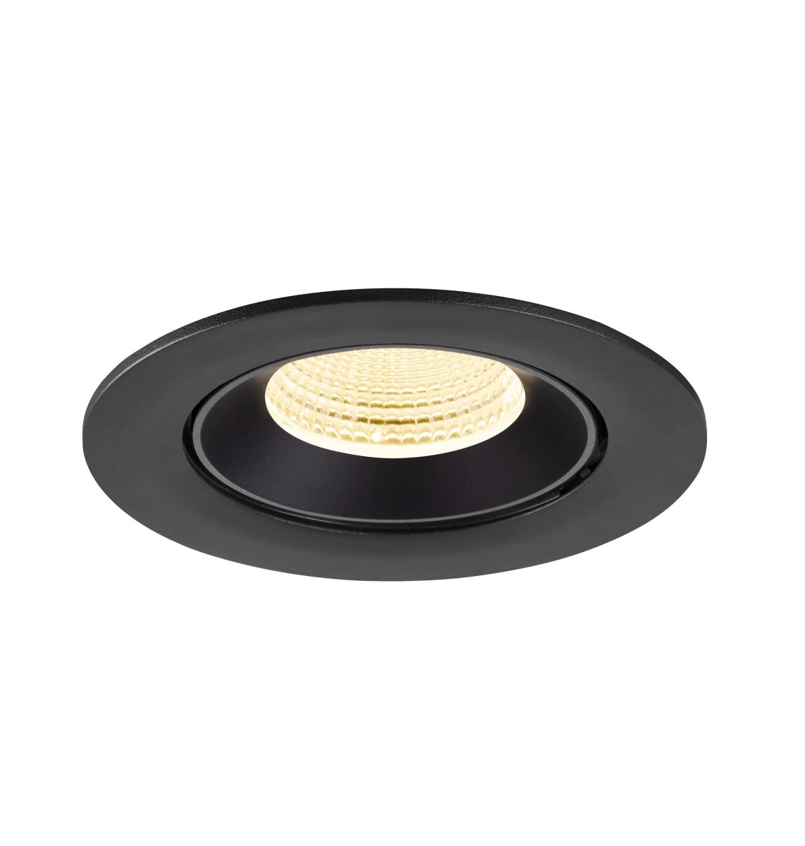 Recessed spotlight Numinos Gimble L black 3000K - 55deg SLV 4024163310277