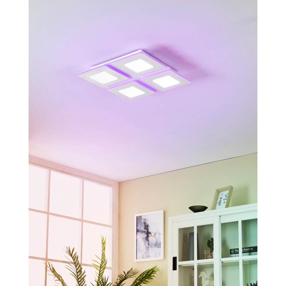 Led ceiling light Padrogiano-Z Zigbee - 45x45cm Eglo 9008606244164