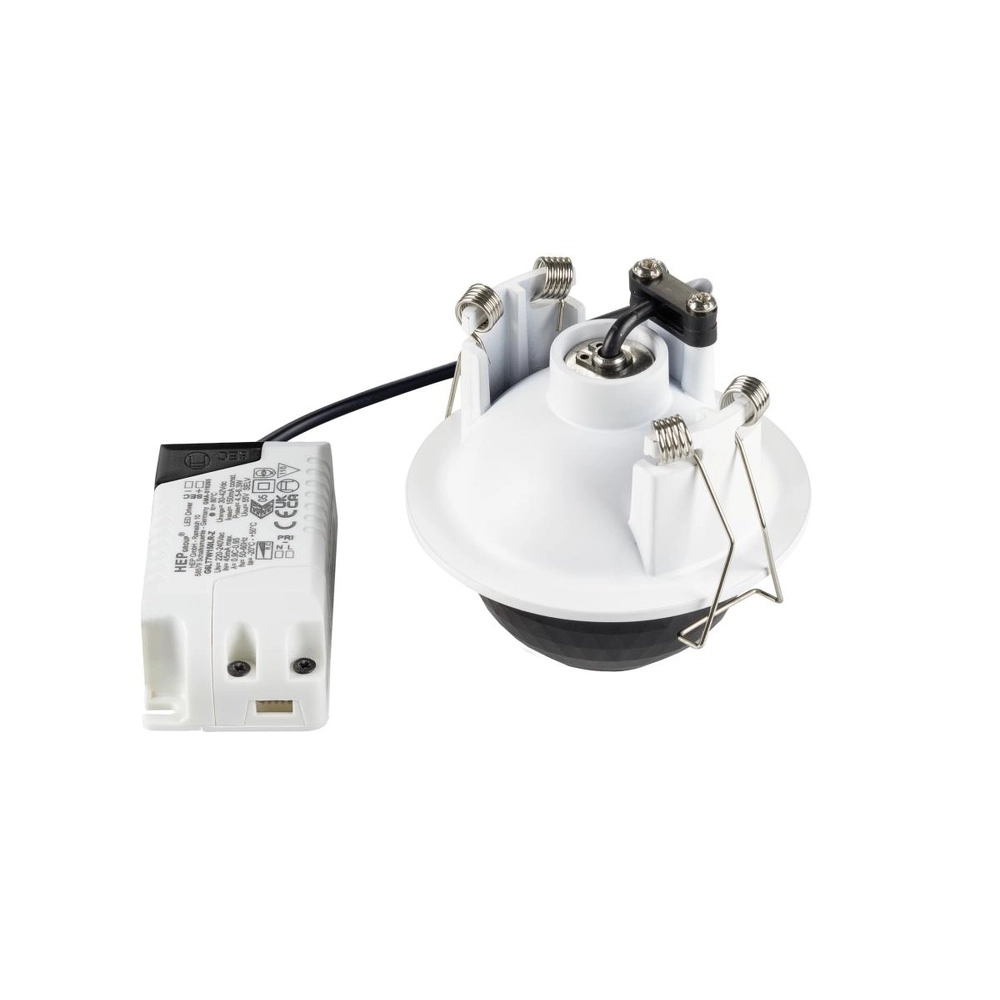 Recessed spotlight Dysko white with black SLV 4024163316705