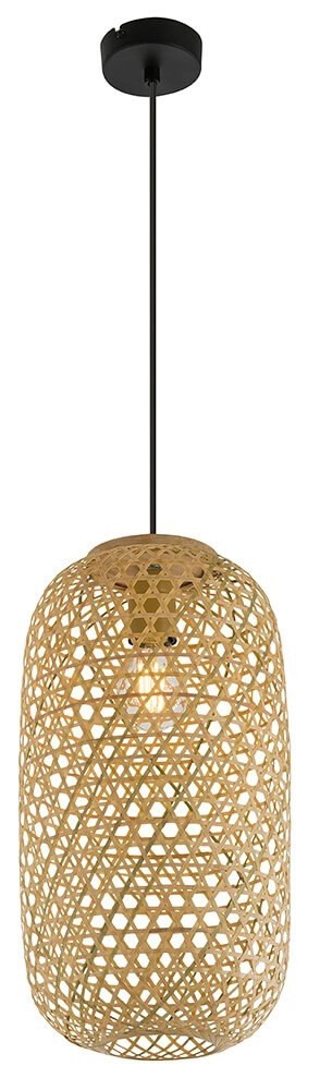 Rattan hanging lamp Mirena Ø 22cm