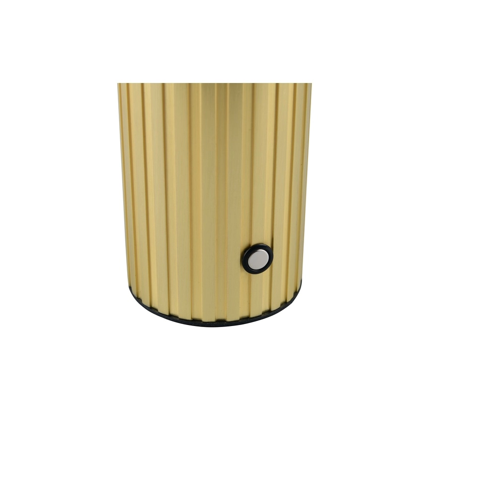 Rechargeable table lamp Tauris Gold with white Trio 4017807643527