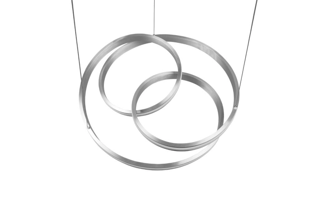 Pendant lamp Nuria 60cm stainless steel Trio 4017807505221
