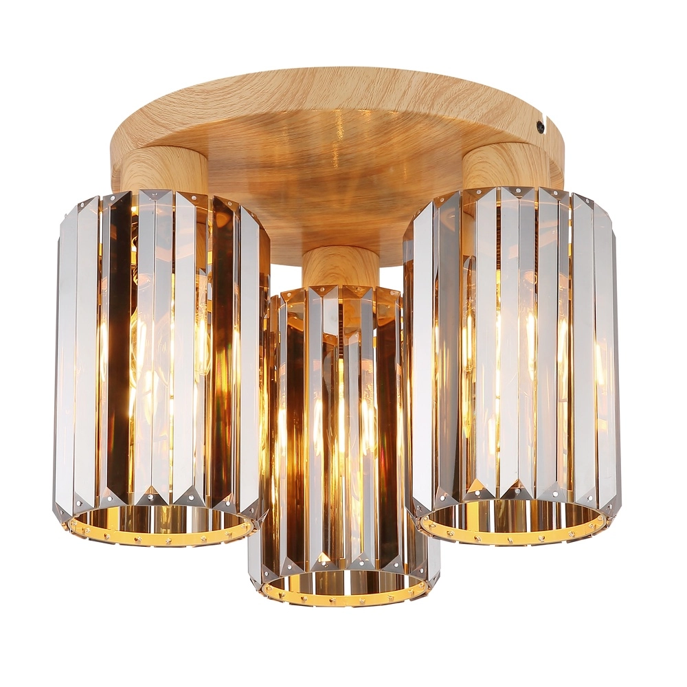 Ceiling lamp Run wood