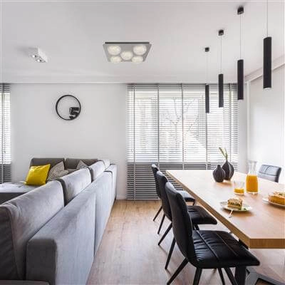 Design ceiling lamp Celestia 5-light grey Searchlight 5053423164571