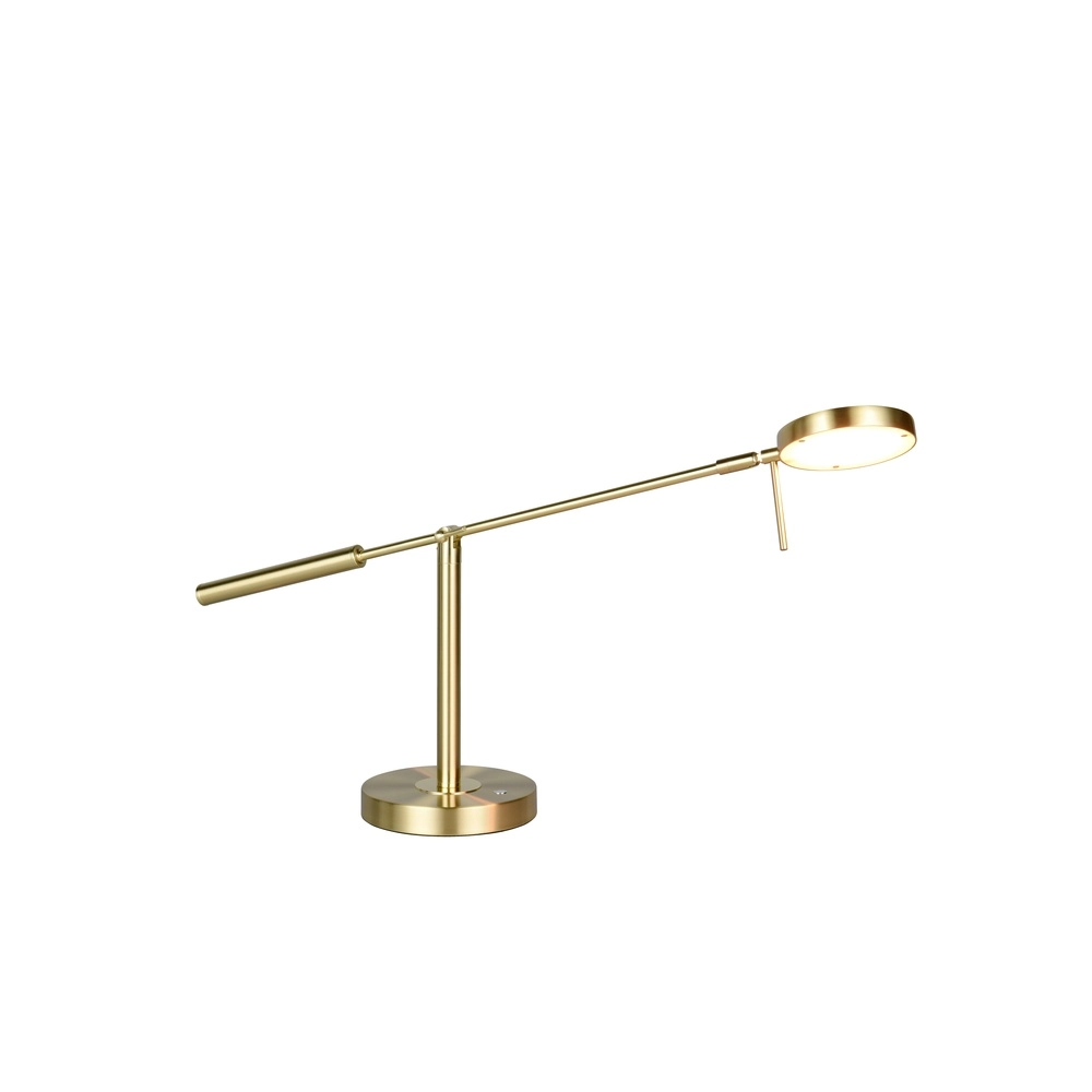 Desk lamp Monza brass Trio 4017807693294