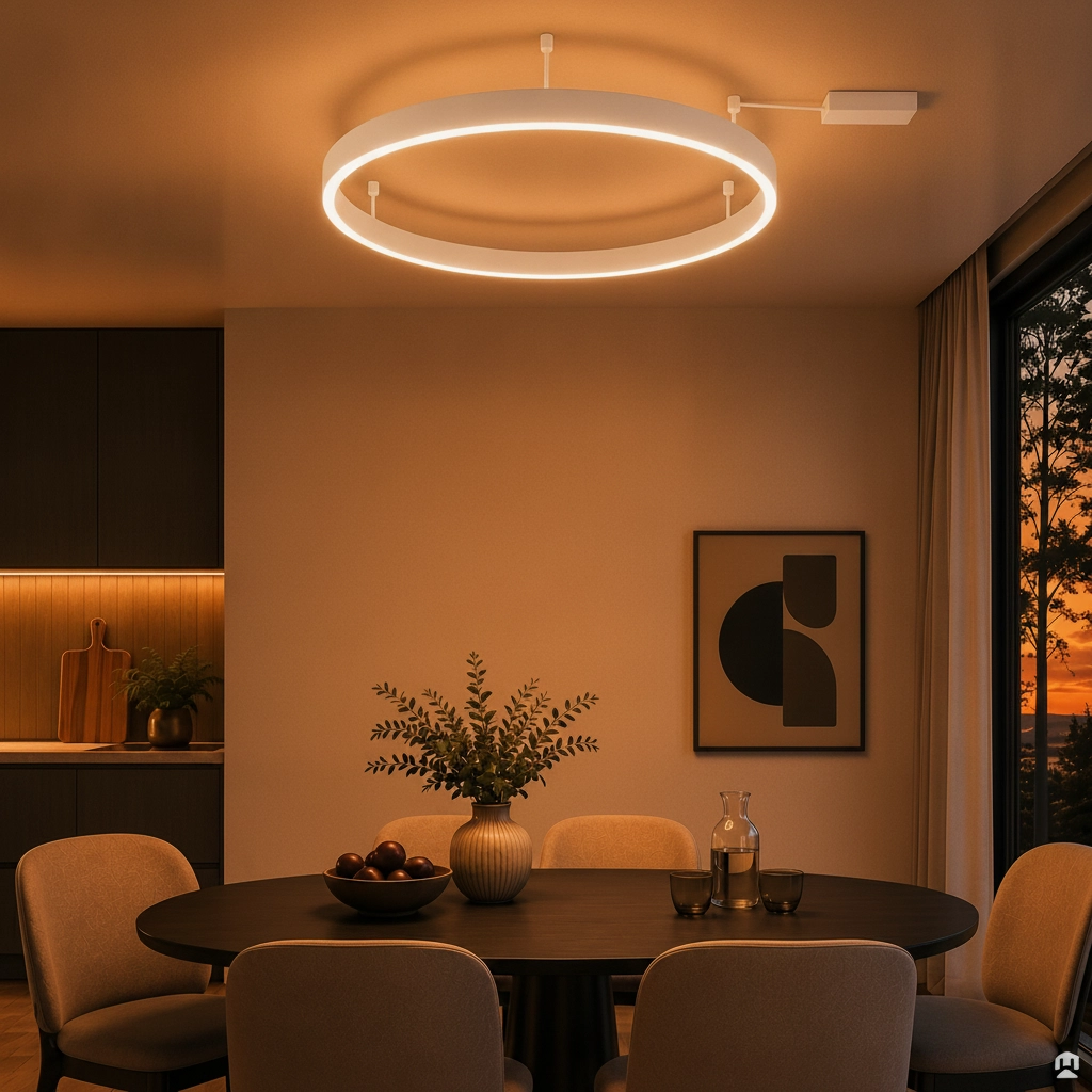 Ceiling lamp Motif white Ø 100cm