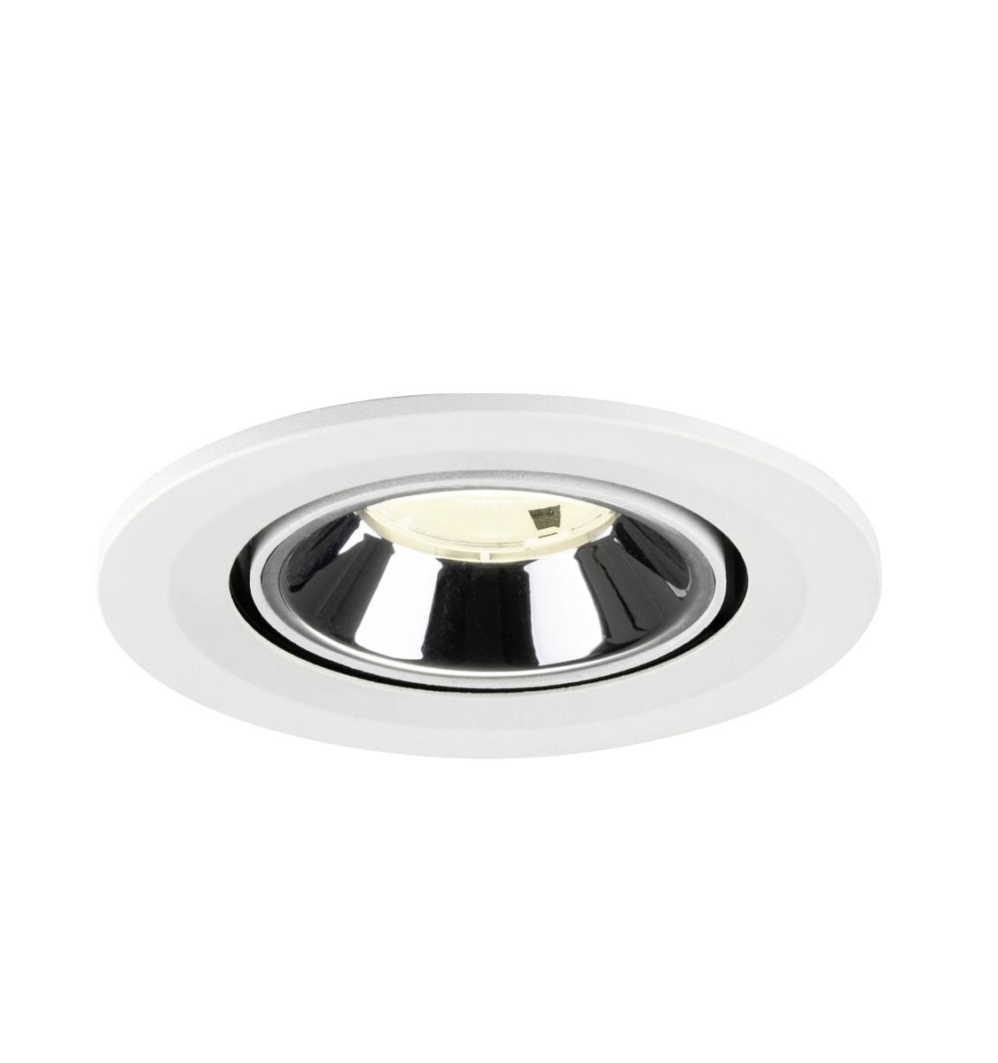 Recessed spotlight Numinos Gimble S white/chrome 4000K - 20deg SLV 4024163313285