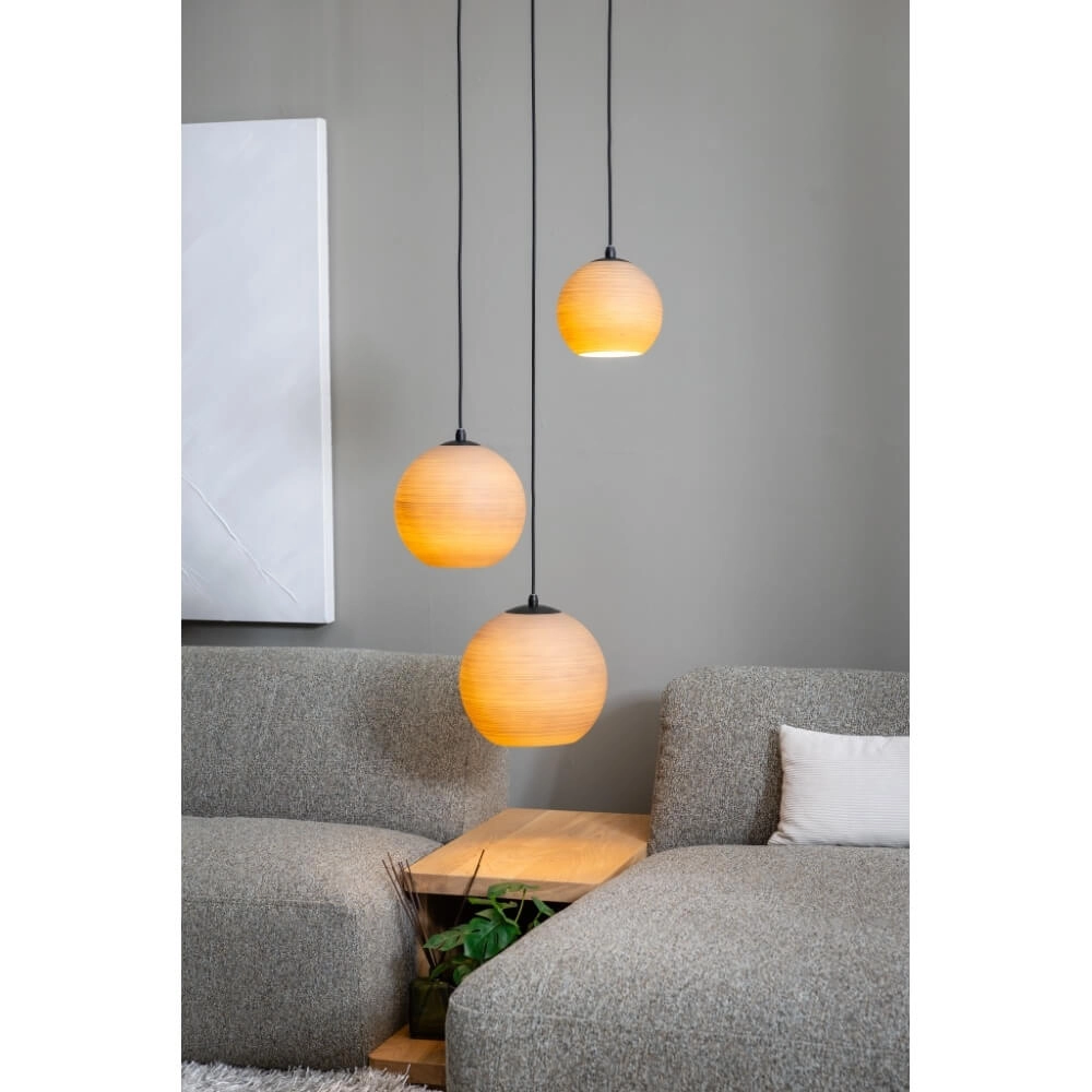 3-light pendant lamp Orb Saturn round with unique effect ETH 8720195309291