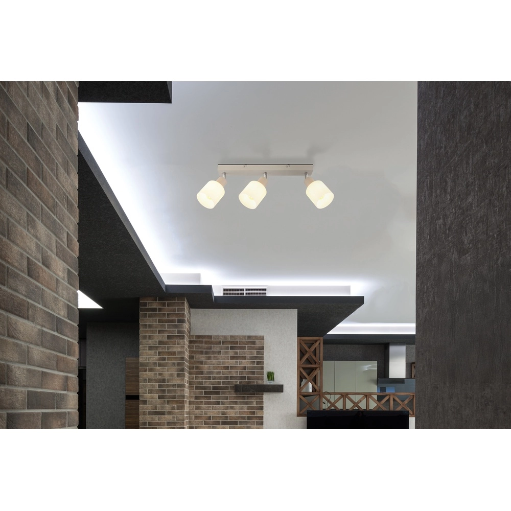 3-light ceiling spotlight Trent sand brown Globo 9007371578962