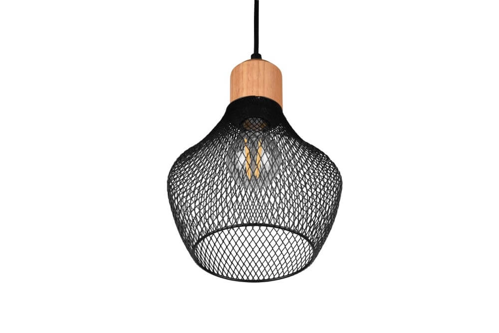 Black wire lamp Valeria Ø 18cm Trio 4017807541182