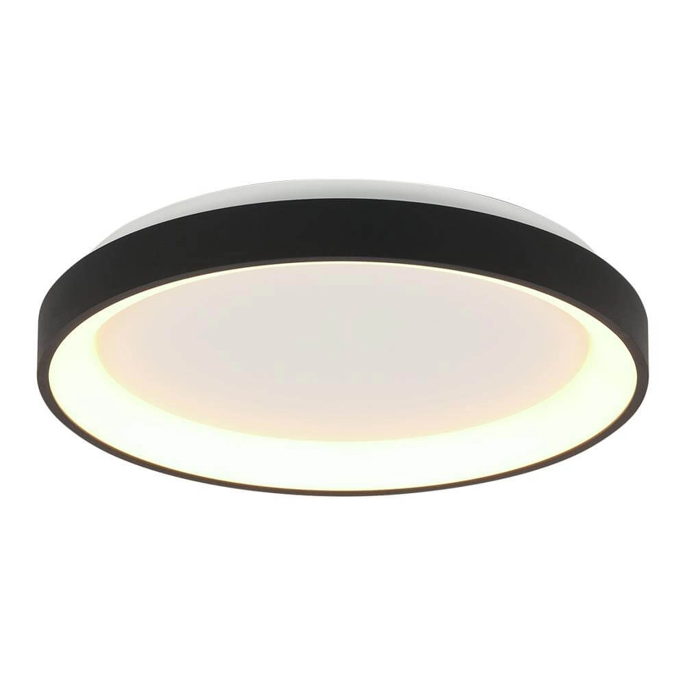 Ceiling lamp Ringlede design black Ø 38cm