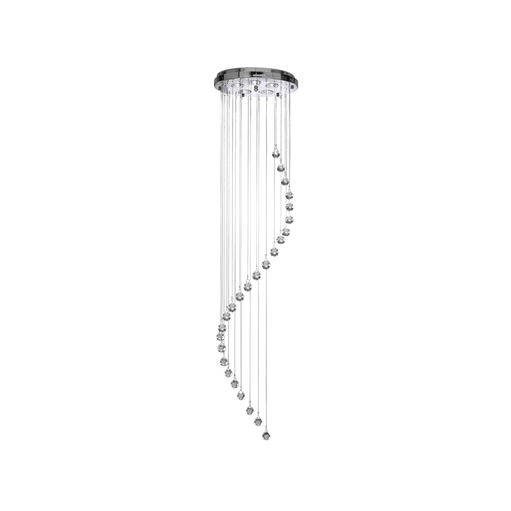 Pendant lamp Hallway chromium Searchlight 5013874352231