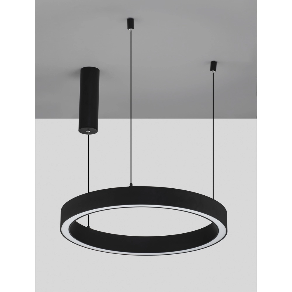 Design pendant lamp Sting black Ø 60cm Lyora 5212017437389