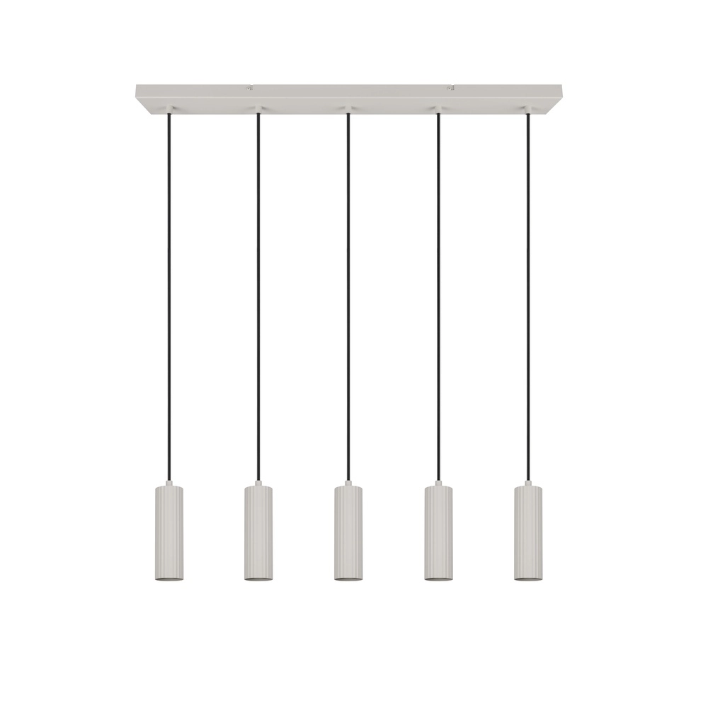 5-light pendant lamp Soka grey Trio 4017807658552