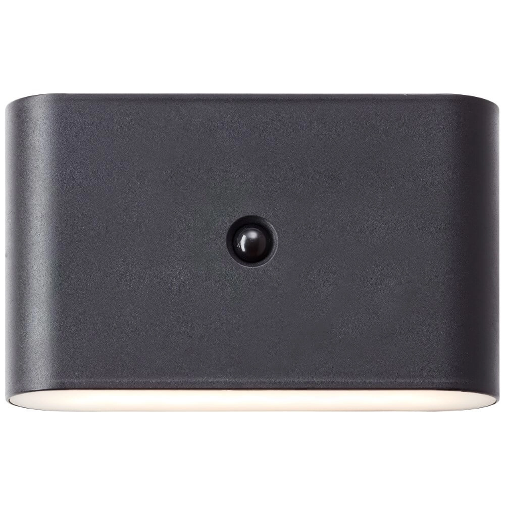 Rechargeable wall lamp Xino black Brilliant 4004353447884