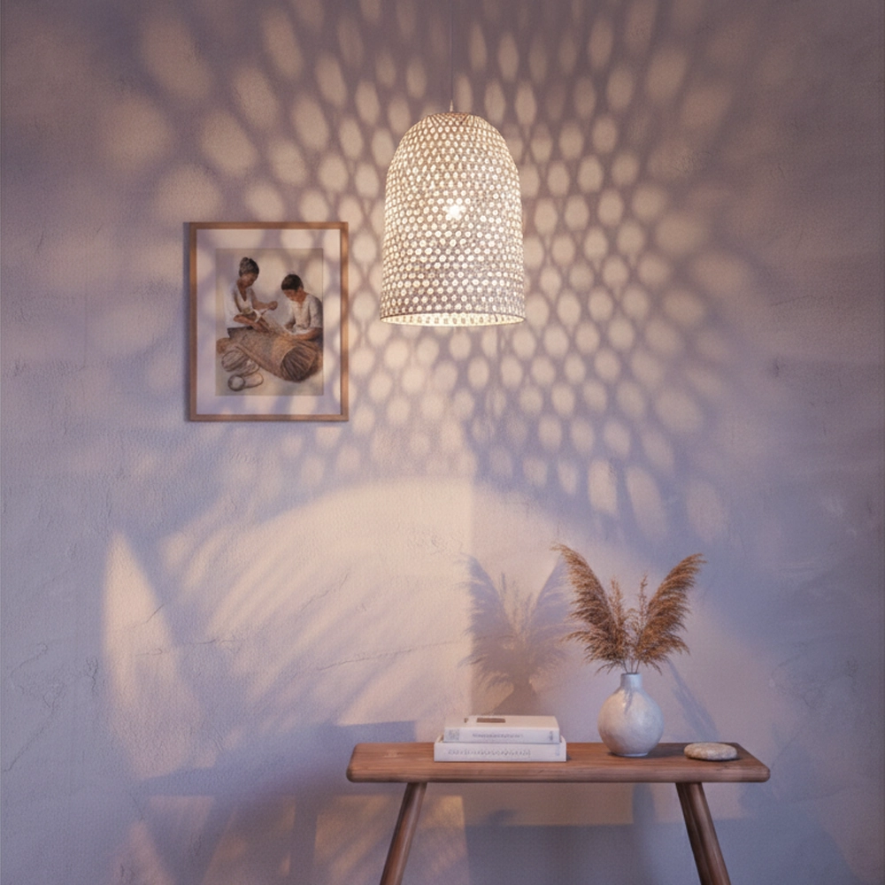 Pendant lamp Aurora white Ø 40.5cm