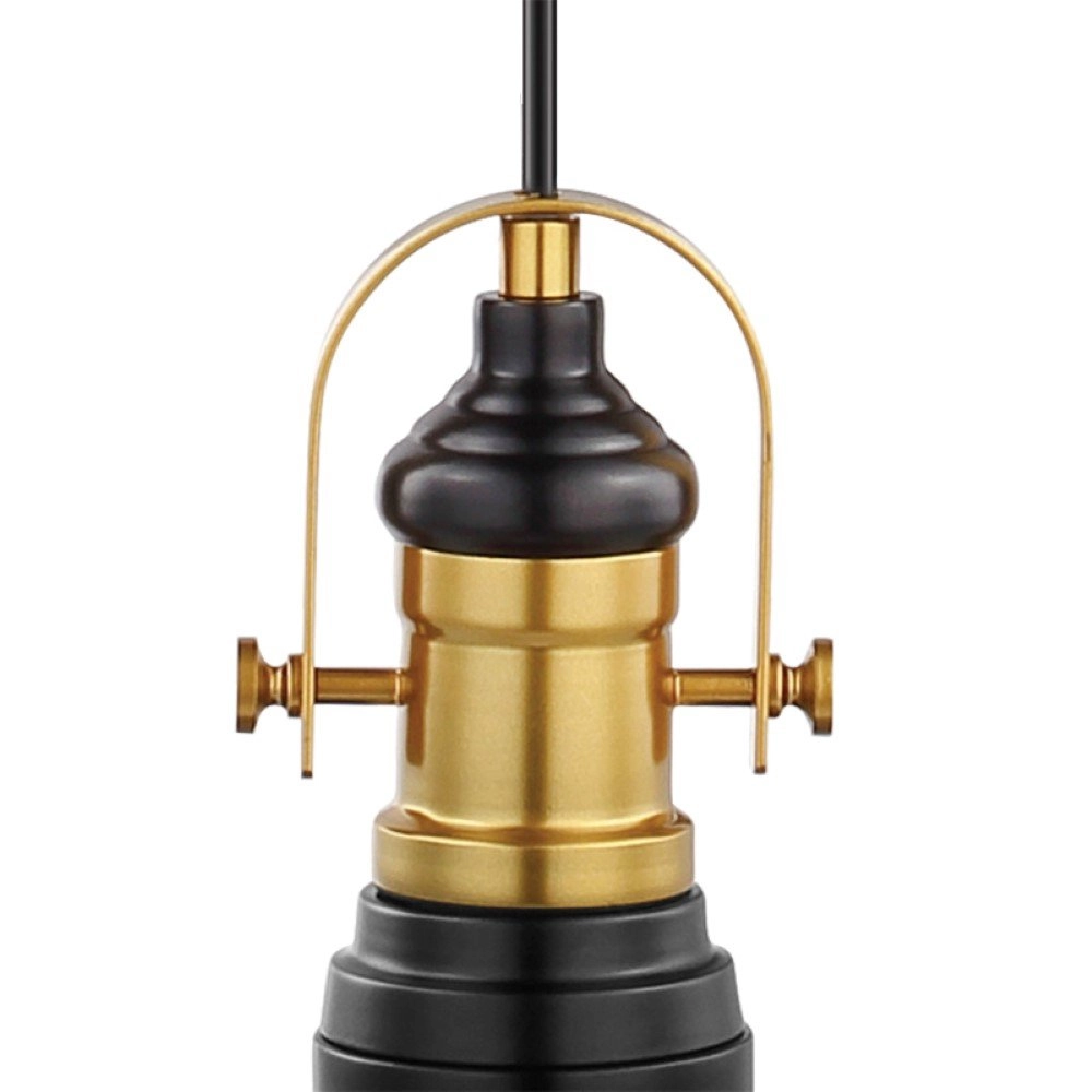 Pendant lamp Gilwell 18,5cm black with gold Eglo 9002759496937