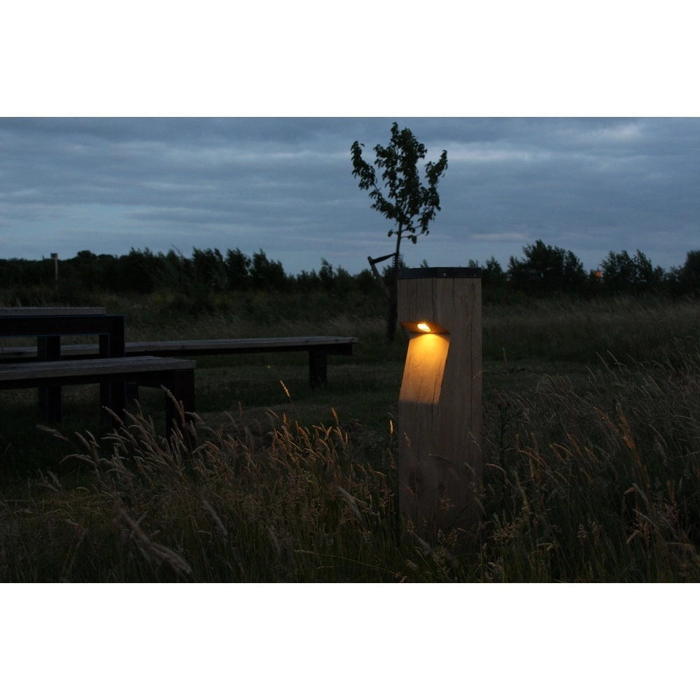 Wooden solar path lighting Eye Solar Accoya - 17.5x17.5x90 -2700K Timberlab 8716803513860